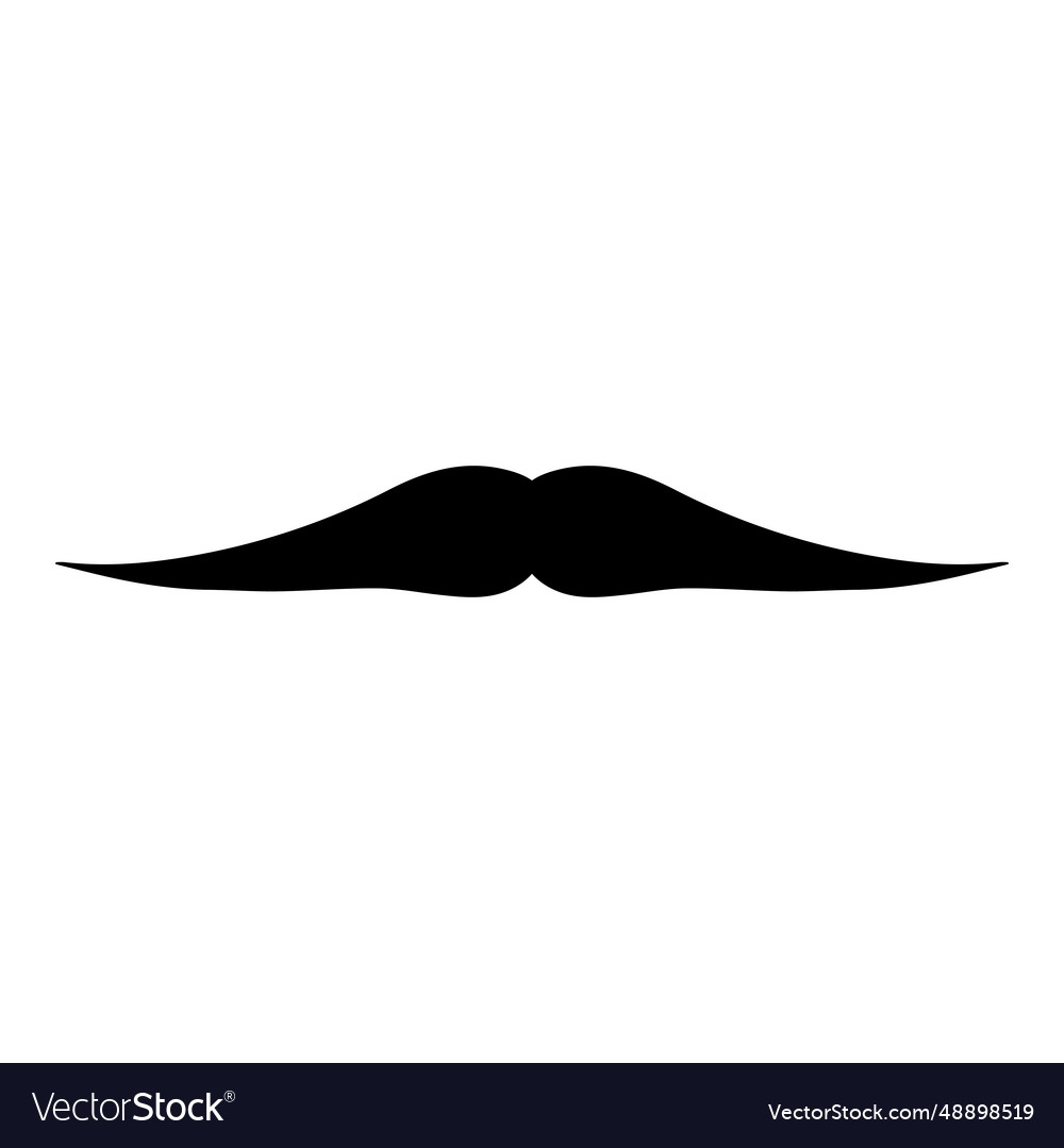 Moustache icon logo element