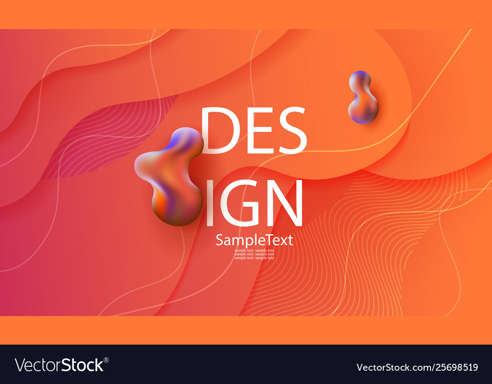 Orange light abstract background with chaotically