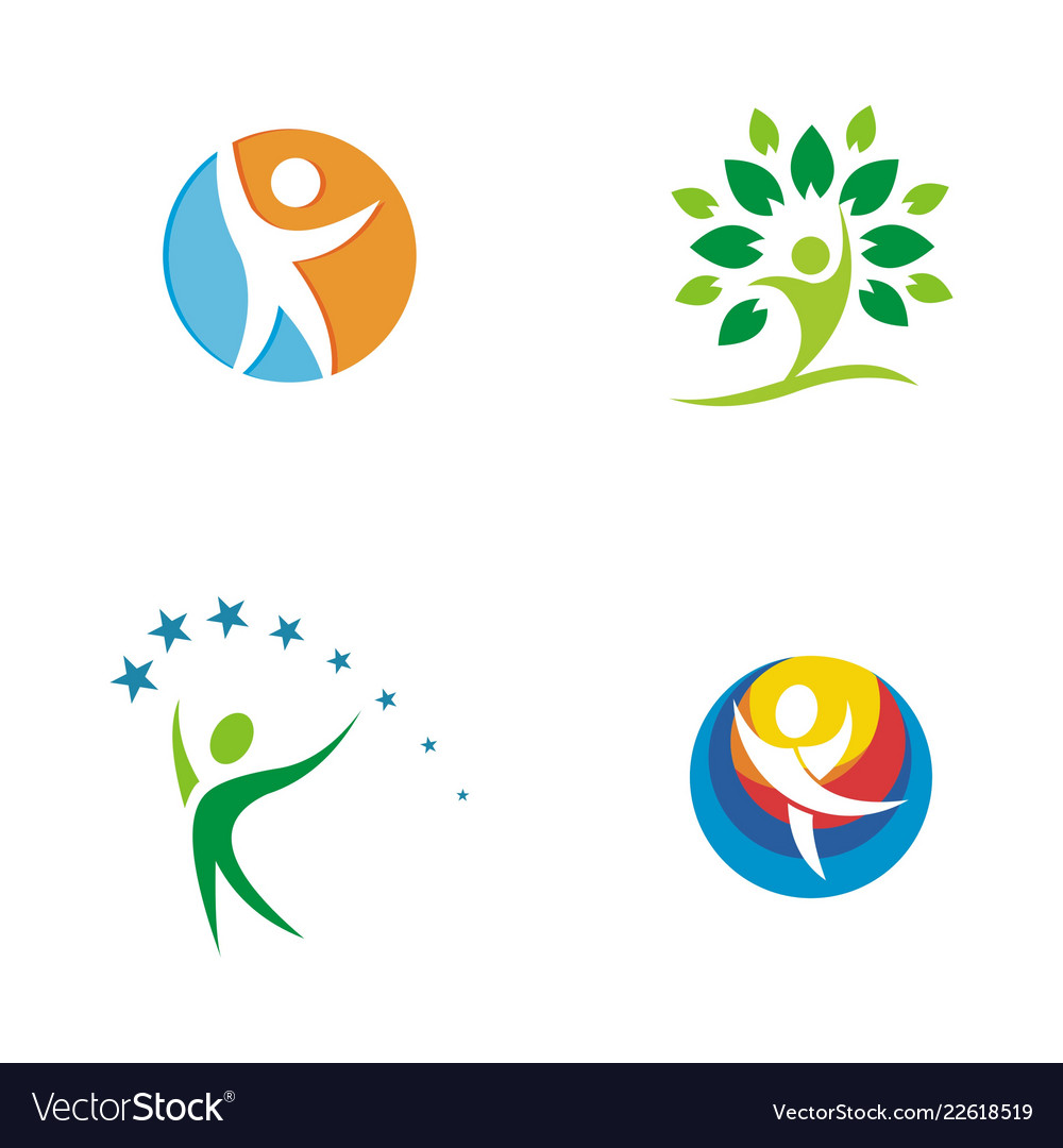 People abstract logo