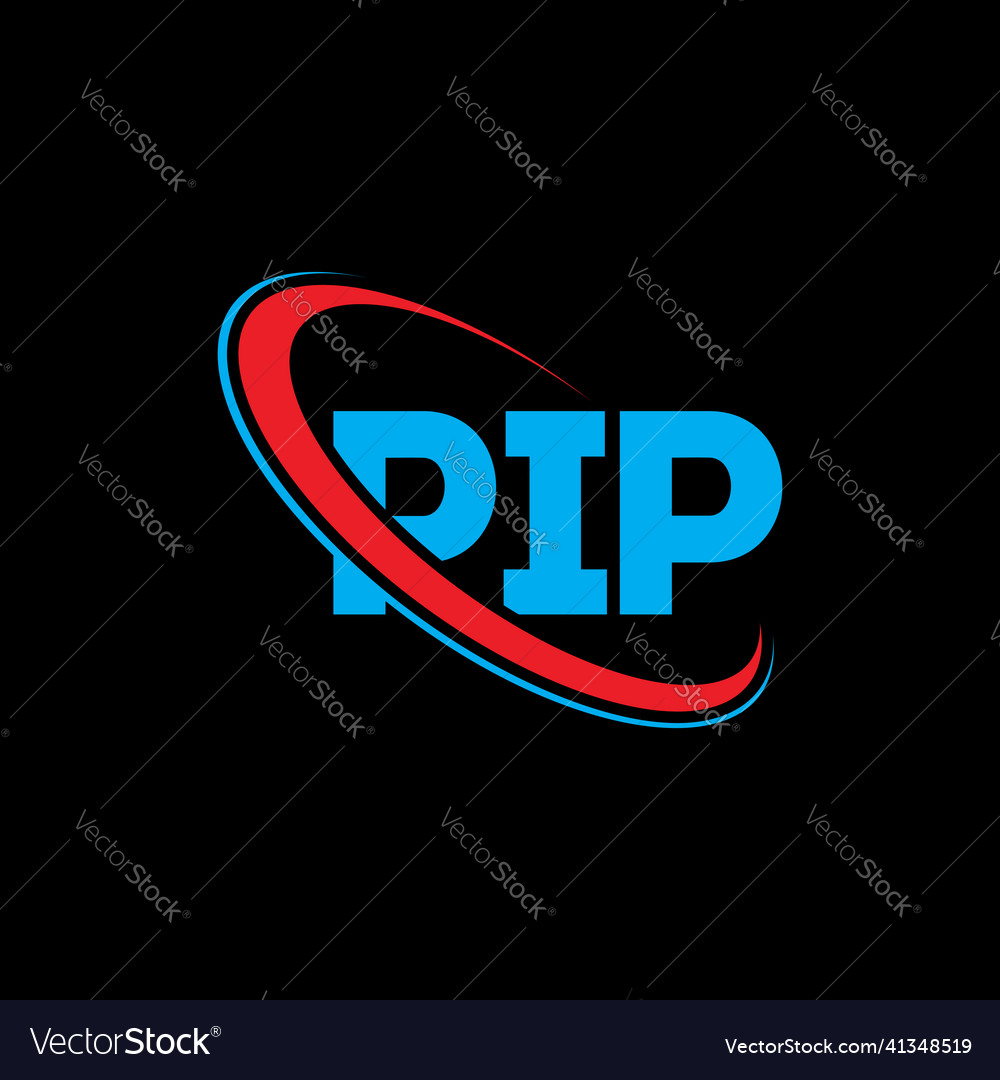 Pip logo letter design