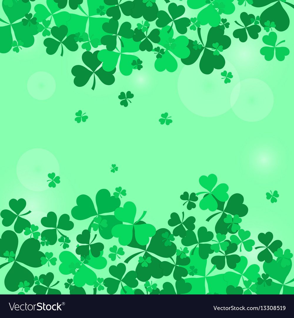 St patricks day background Royalty Free Vector Image