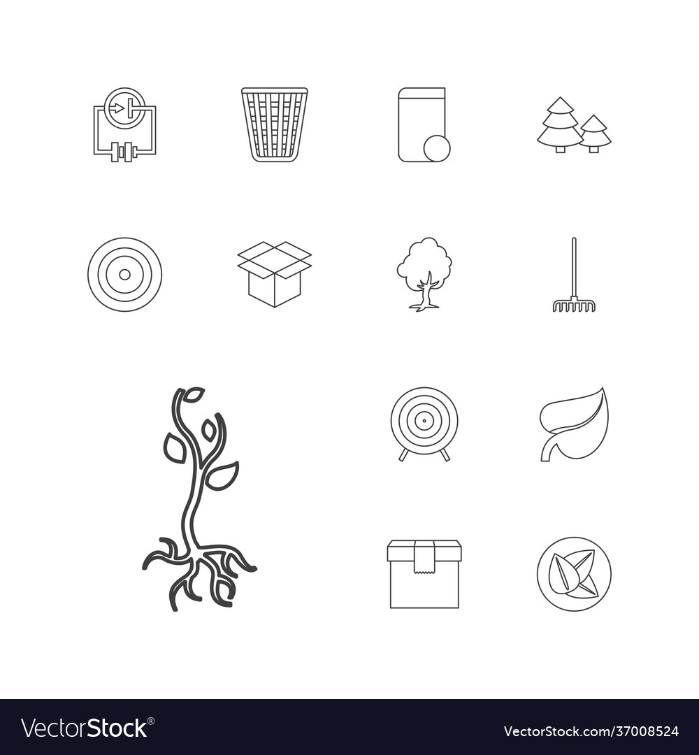 13 environment icons