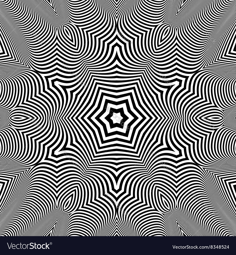 Black and white geometric pattern abstract
