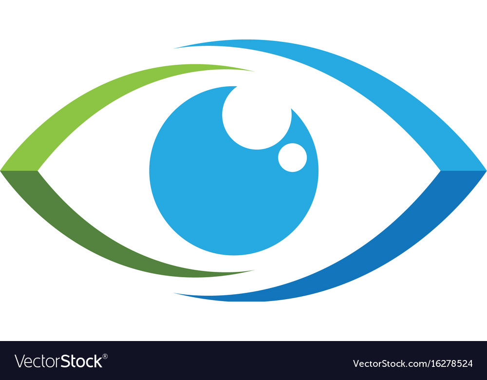 Branding identity corporate eye care logo design