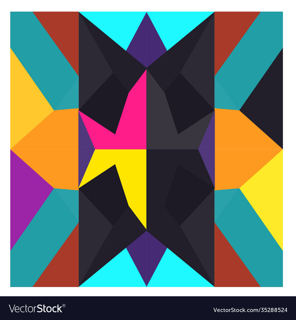 Colorful geometric and curve background pattern Vector Image Colorful geometric and curve background pattern