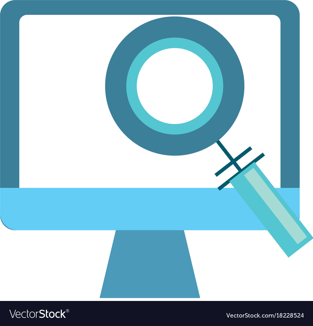 Computer technology information with magnifying