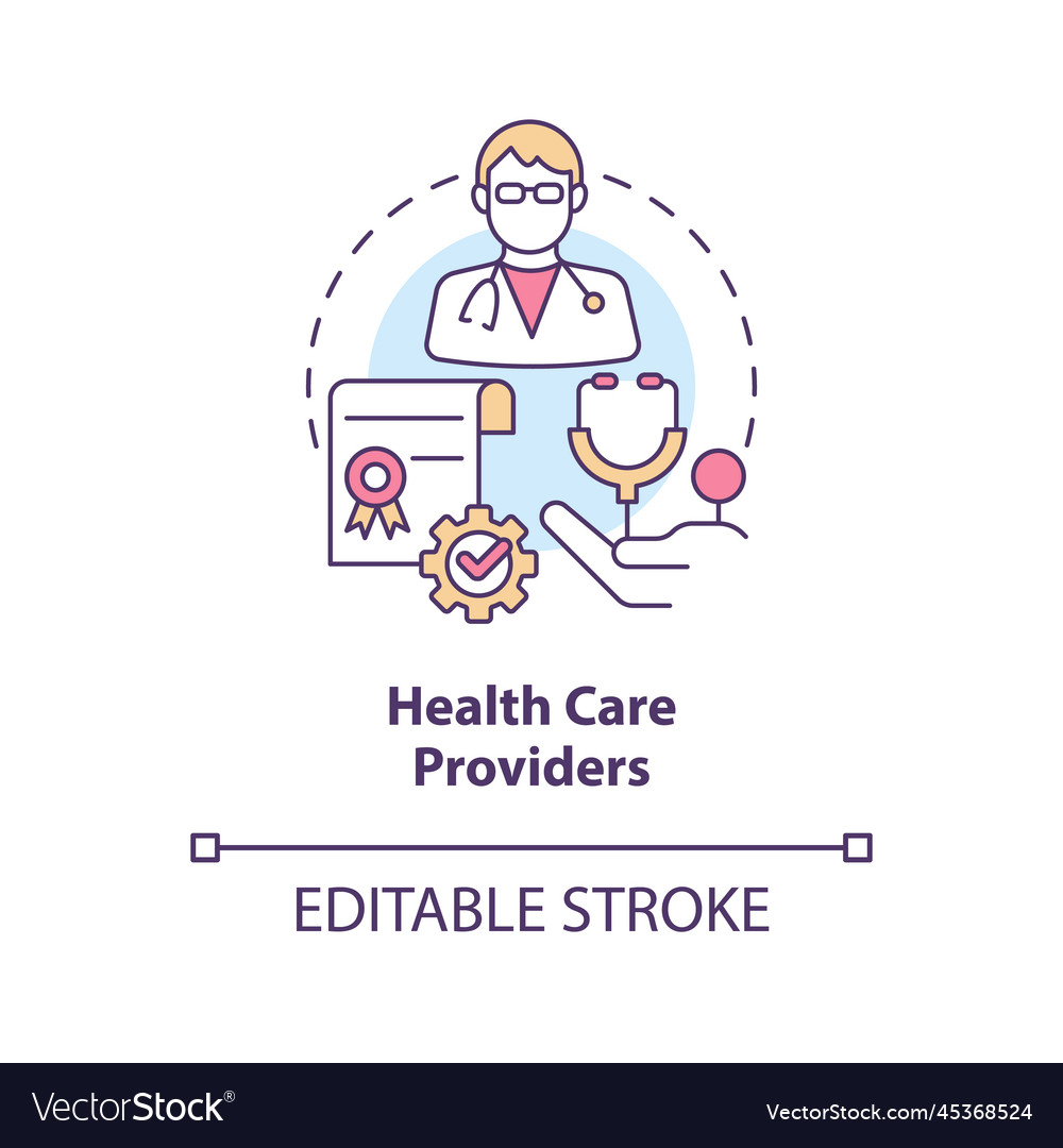 health-care-providers-concept-icon-royalty-free-vector-image