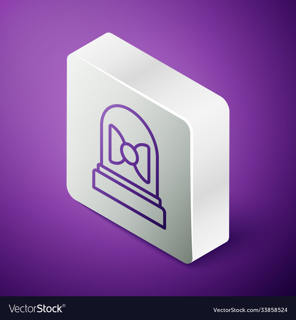 Isometric line motion sensor icon isolated