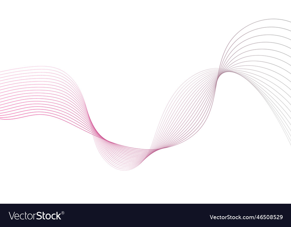 Abstract colorful wave element for design digital Vector Image Abstract colorful wave element for design digital