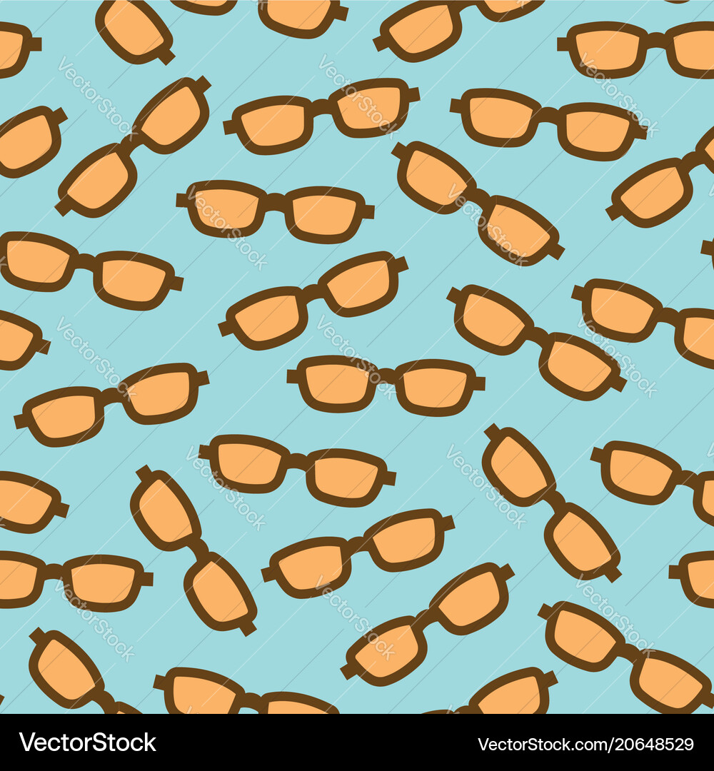 Eyeglasses eyes health care seamless pattern Vector Image