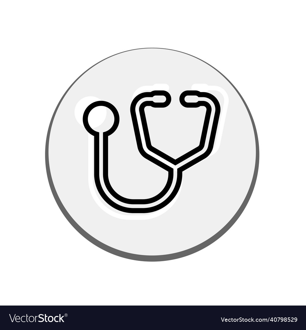 Graphic Of Stethoscope Icon Royalty Free Vector Image 6942