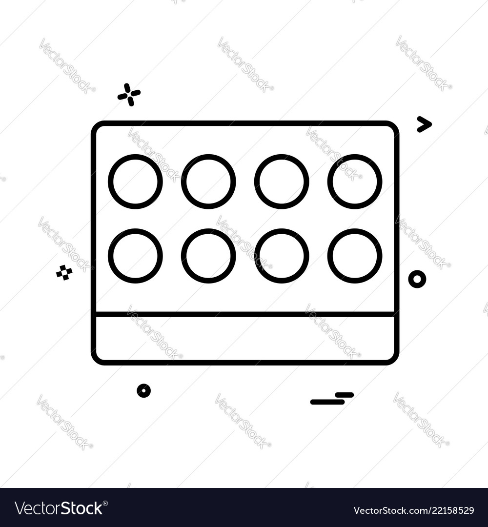 Lab science icon design Vector Image Lab science icon design