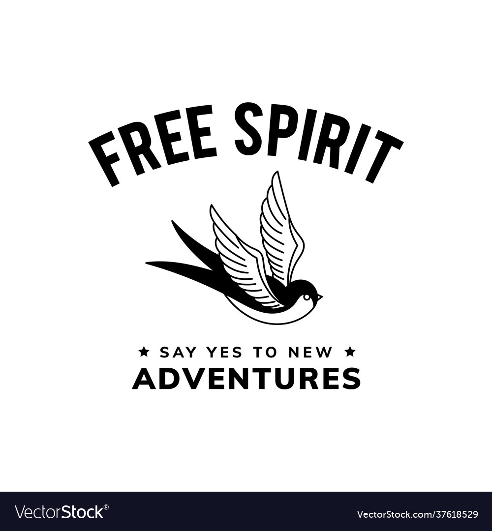 Motivation freedom quote design vector image Motivation freedom quote design