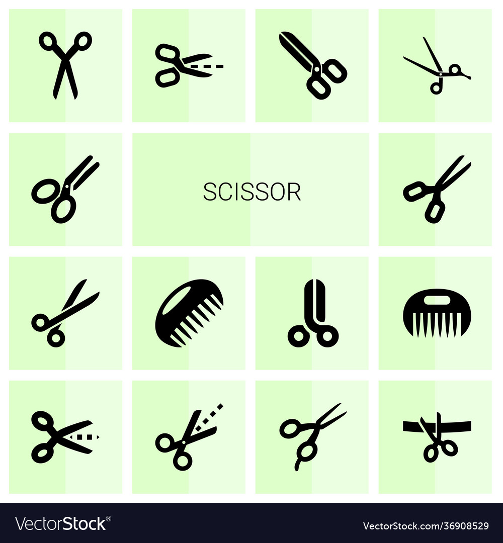 Scissor icons