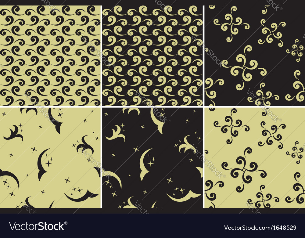 Set of light and dark patterns
