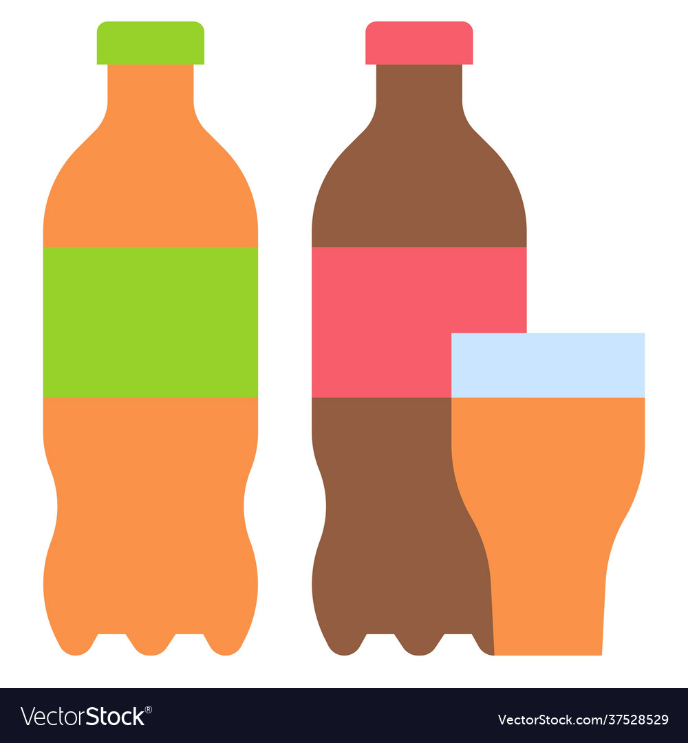 Soft drink icon supermarket and shopping mall Vector Image