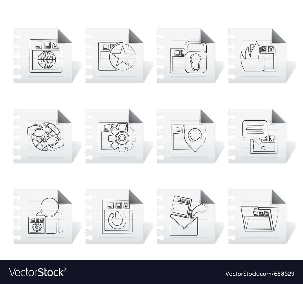 Website and security icons