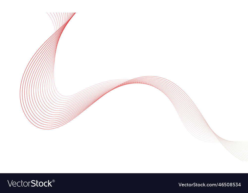 Abstract colorful wave element for design digital Vector Image Abstract colorful wave element for design digital