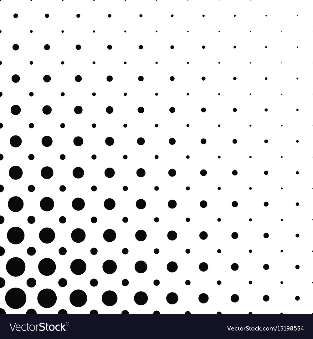 Black and white dot pattern design