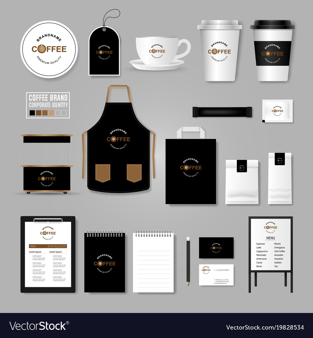 Corporate identity template logo concept