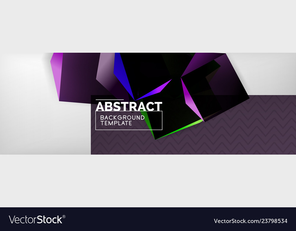 Dark 3d triangular low poly shapes abstract vector image Dark 3d triangular low poly shapes abstract