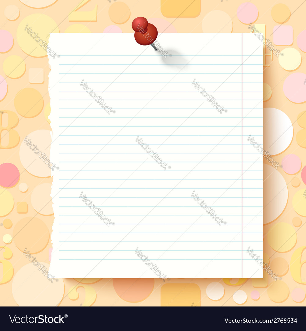 Empty Paper Sheet with Circles