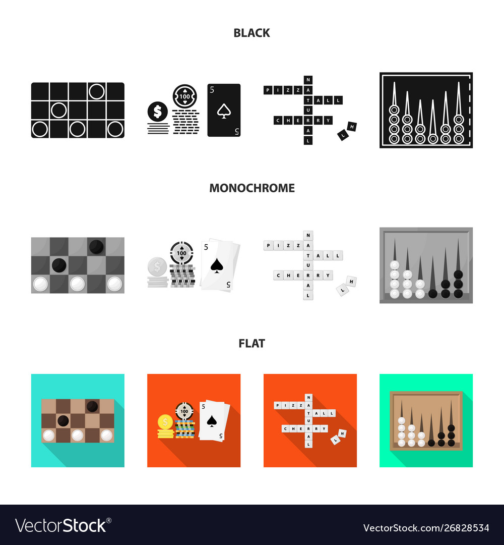 Isolated object entertainment and competition vector image Isolated object entertainment and competition