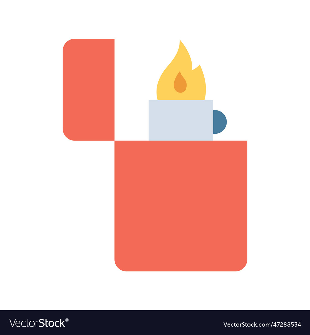 Lighter icon image Royalty Free Vector Image - VectorStock