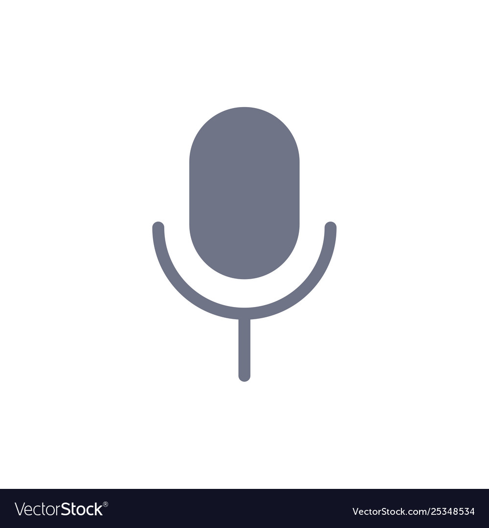 Mic microphone basic ui flat color icon