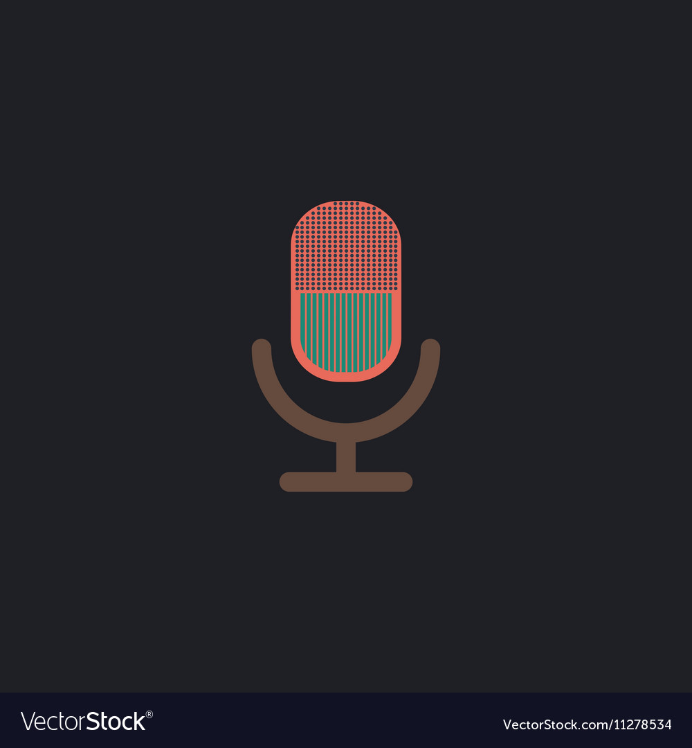Microphone computer symbol