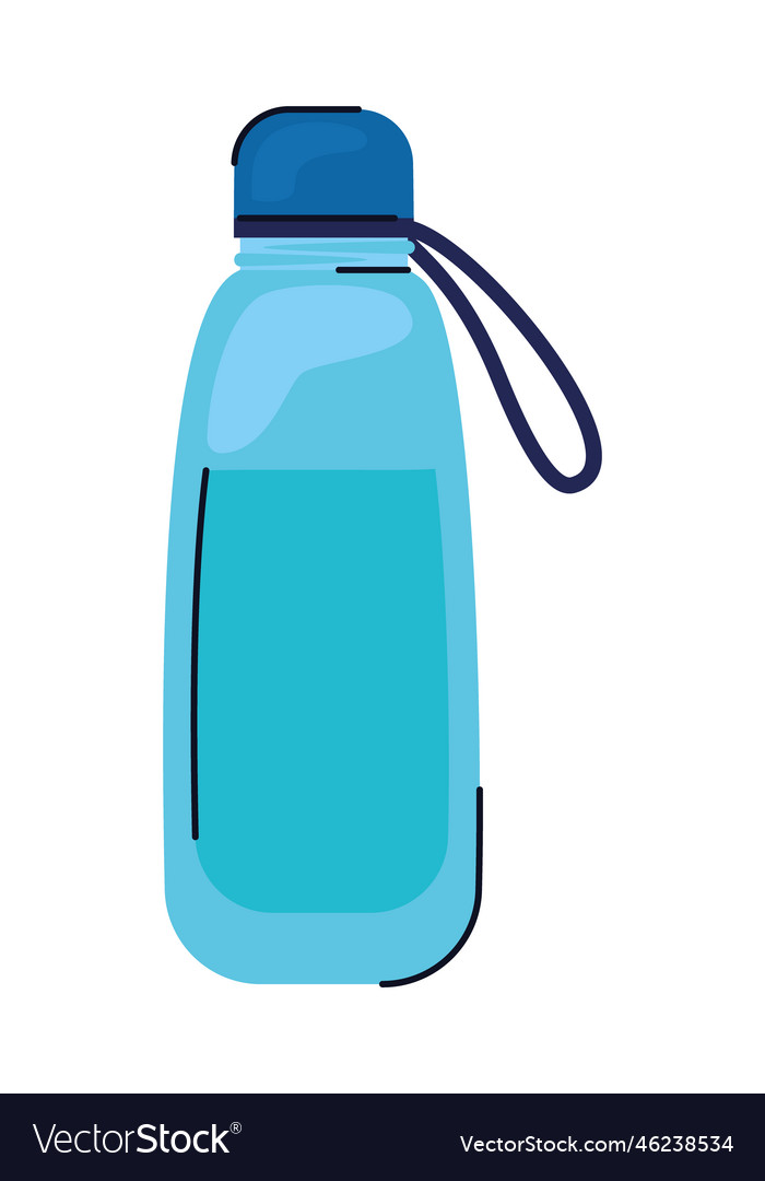 Water bottle ecology Royalty Free Vector Image