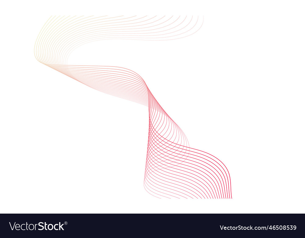 Abstract colorful wave element for design digital Vector Image Abstract colorful wave element for design digital