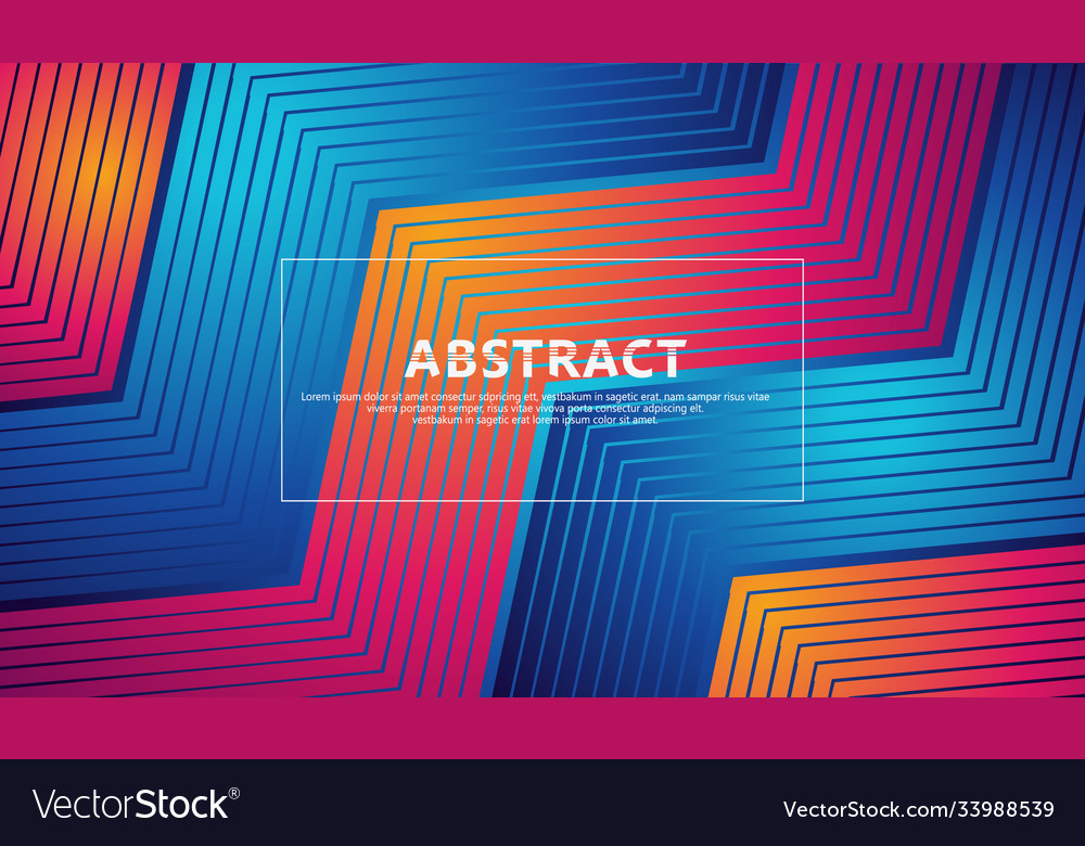 Abstract lines on triangle shape background vector image Abstract lines on triangle shape background