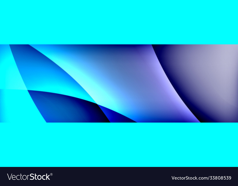 Fluid gradient neon color waves abstract