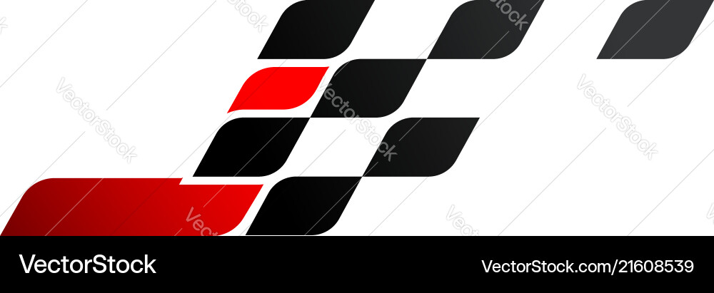 Letter J With Racing Flag Logo Royalty Free Vector Image