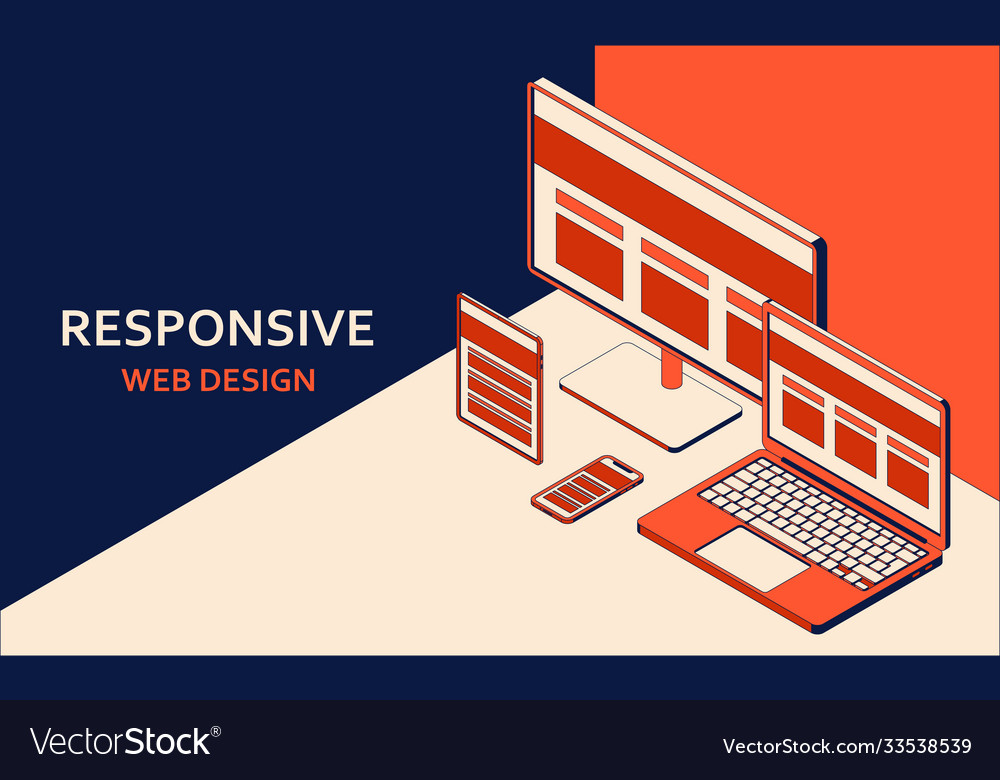 Responsive web design tablet laptop computer