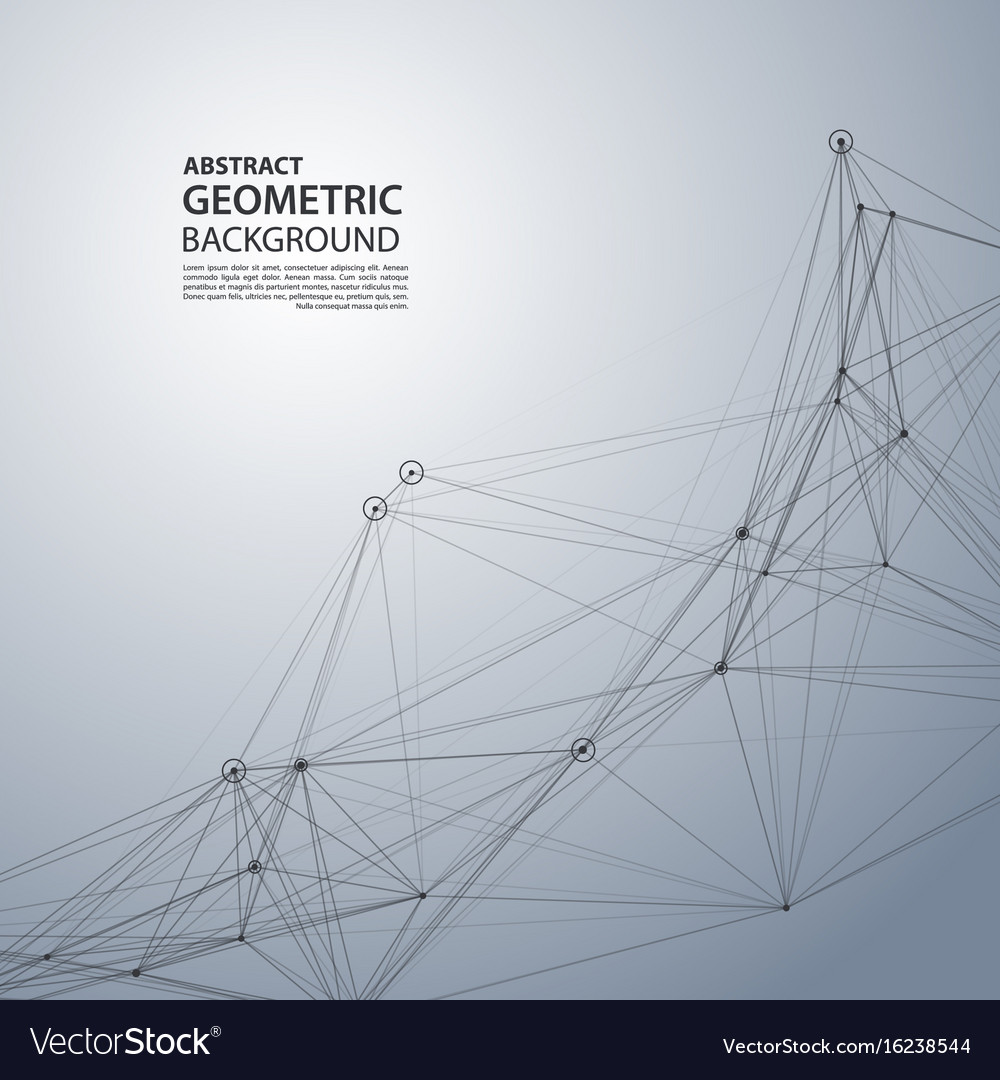 Abstract background interlacing lines connecting