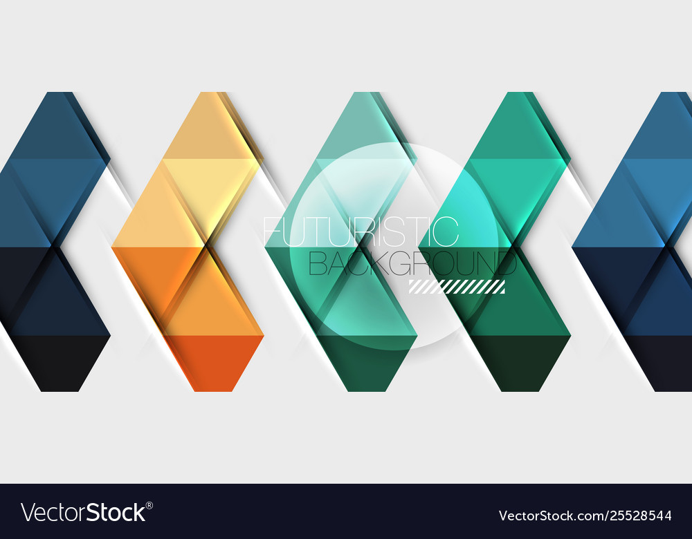 Abstract geometric background modern overlapping Vector Image Abstract geometric background modern overlapping