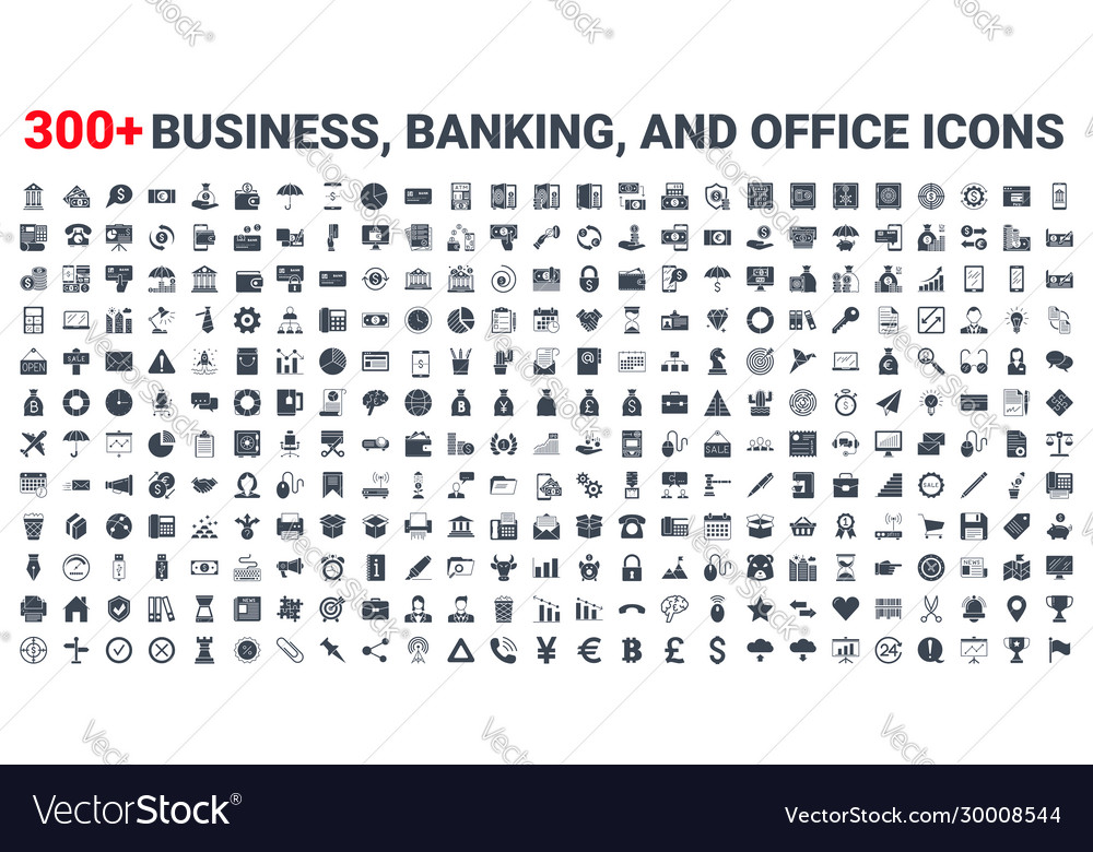Business & Finance Icon Set