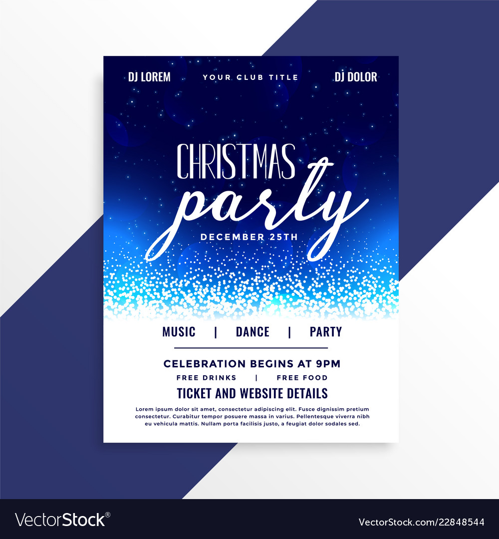 Festive Christmas Party Flyer