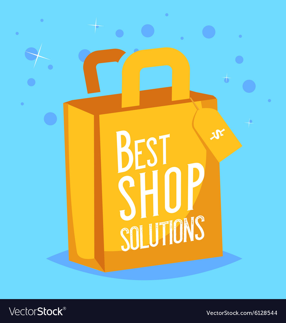 Flat Poster with Text Elements