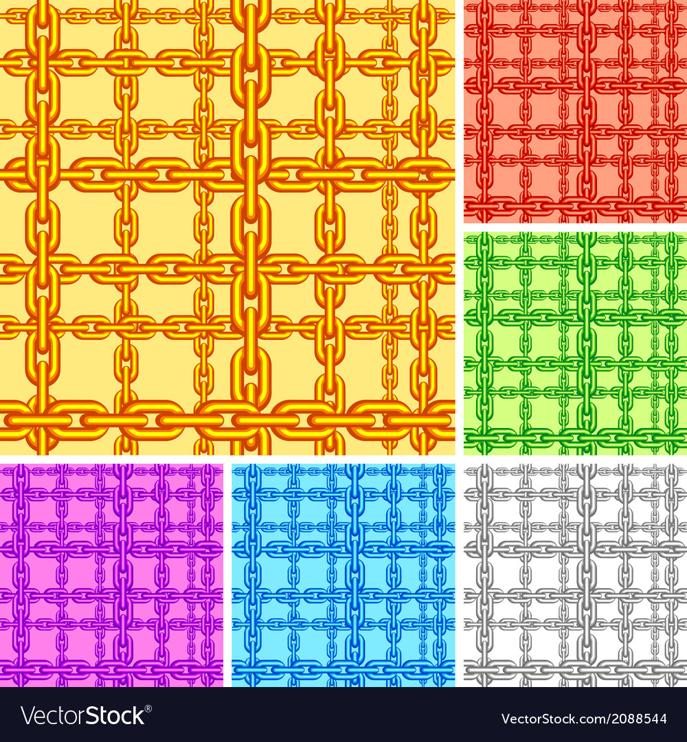 Metallic Chain Link Pattern