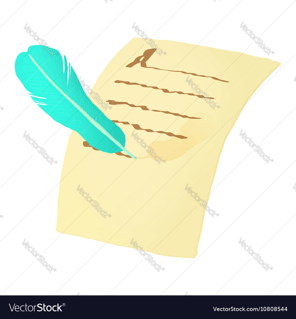 https://cdn5.vectorstock.com/i/1000x1000/85/44/pen-and-paper-letter-icon-cartoon-style-vector-10808544.jpg