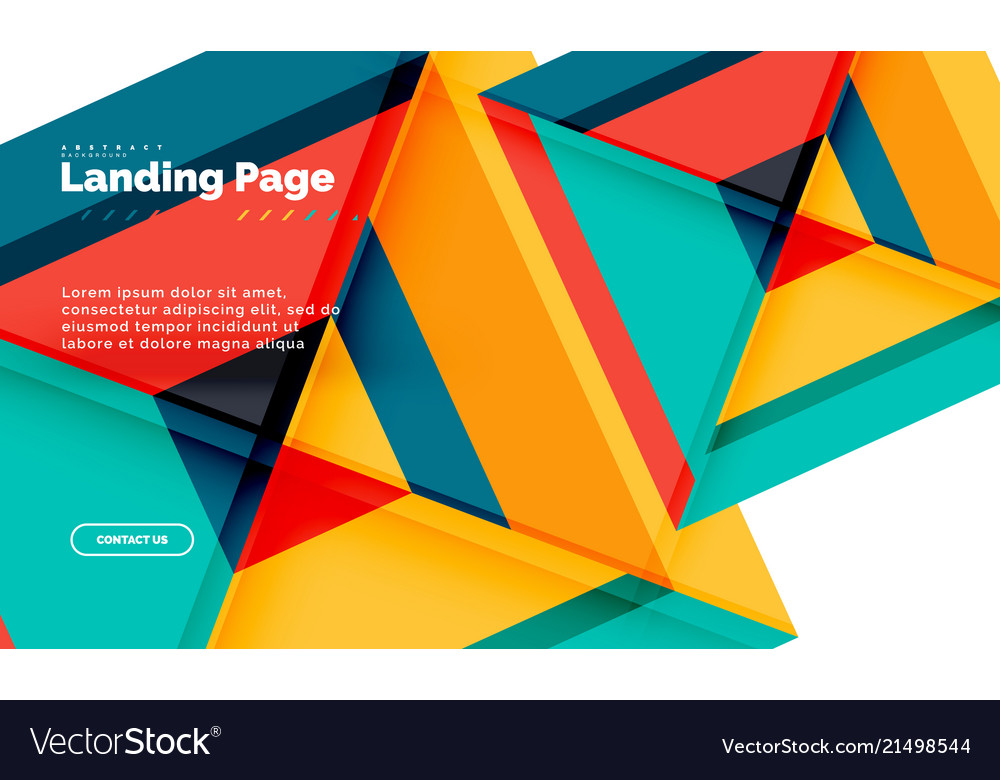 Square shape geometric abstract background vector image Square shape geometric abstract background