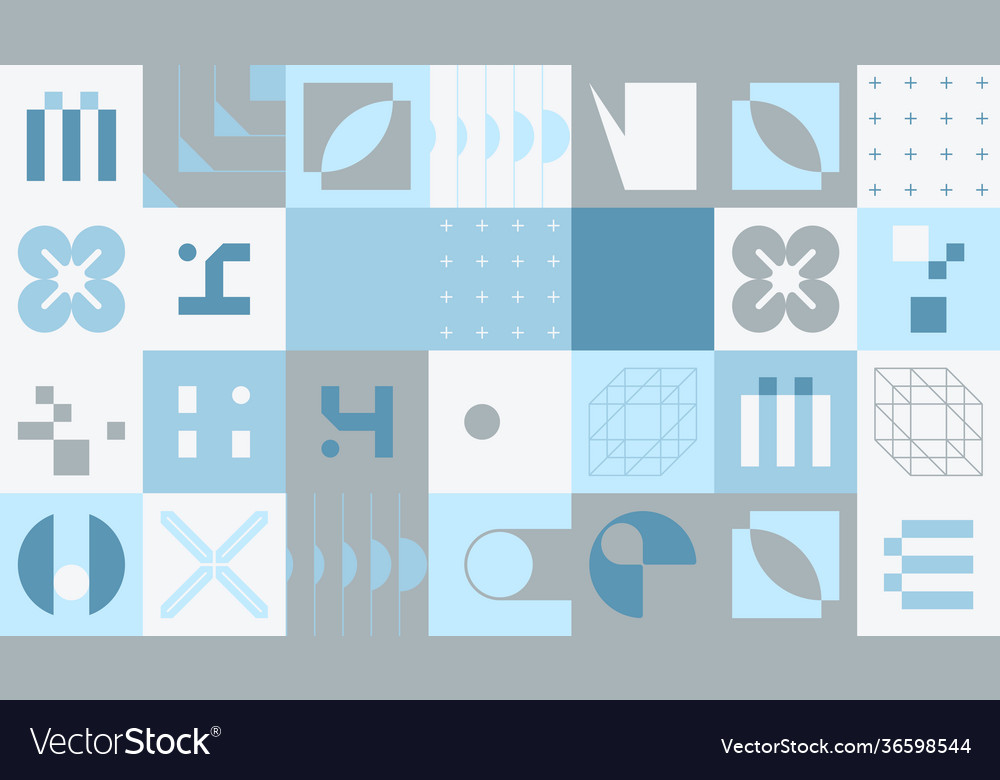 Subtle colored pattern design vector image Subtle colored pattern design