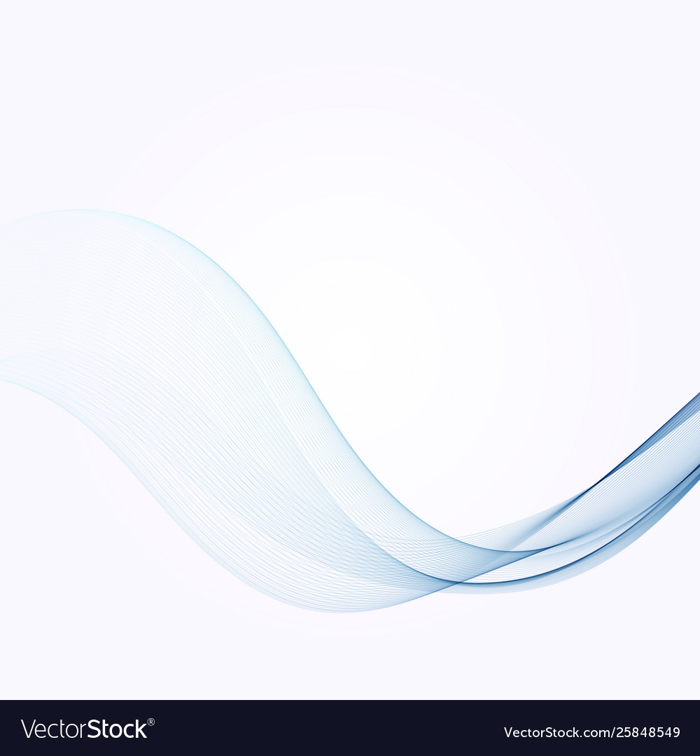 Abstract background color flow waved lines vector image Abstract background color flow waved lines