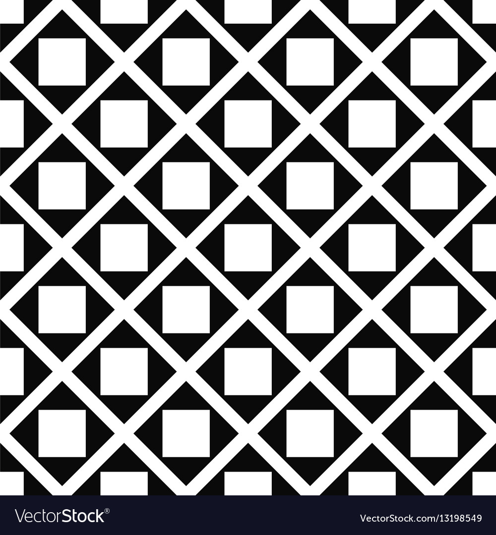 Abstract monochrome square pattern design