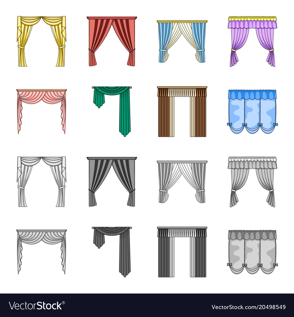 Different types of window curtainscurtains set