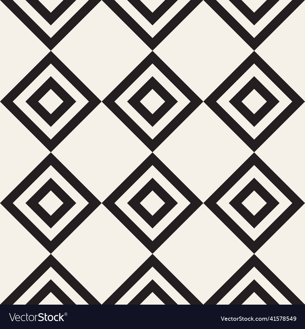 Geometric Monochrome Repeating Pattern