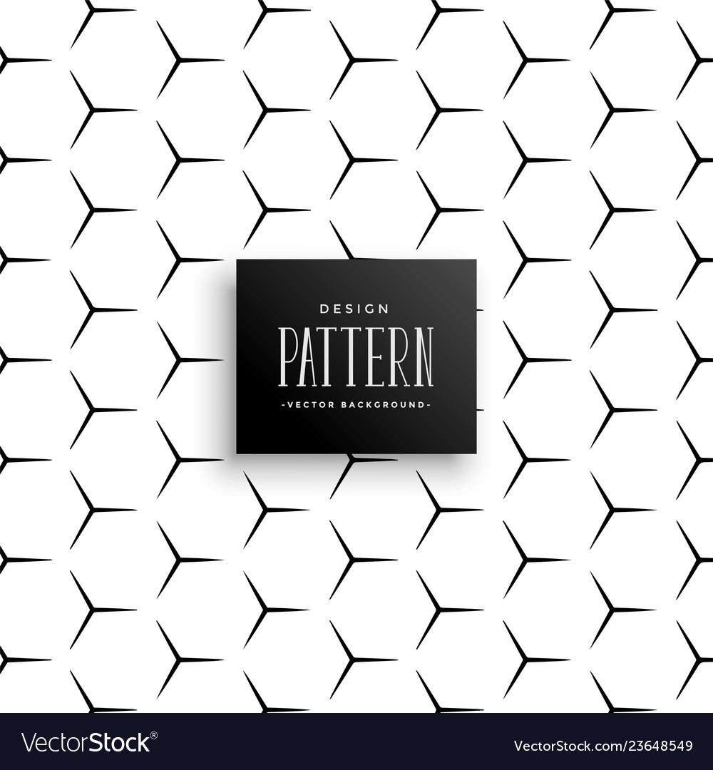 Geometric Sharp Line Hexagon Pattern